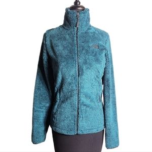 The North Face zip up osito fleece high neck jacket size XS